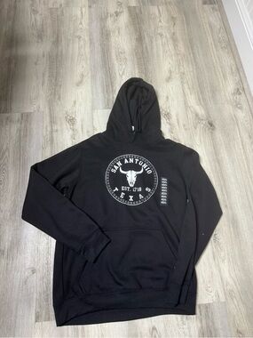 San Antonio Graphic Pullover Hoodie - Black